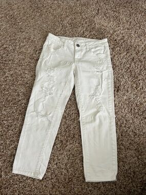 American Eagle Outfitters women’s  White Jegging Crop - Super Stretch